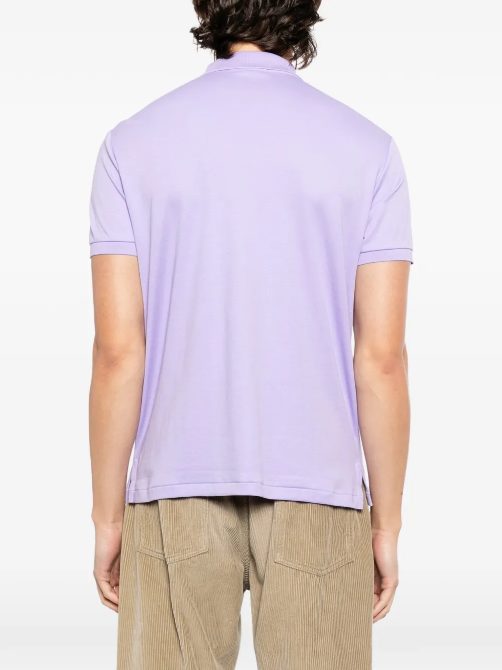 Polo Ralph Lauren Poloshirt met geborduurd logo Paars