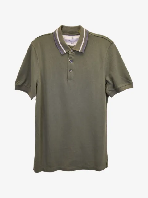 Brunello Cucinelli Vintage polo de manga corta