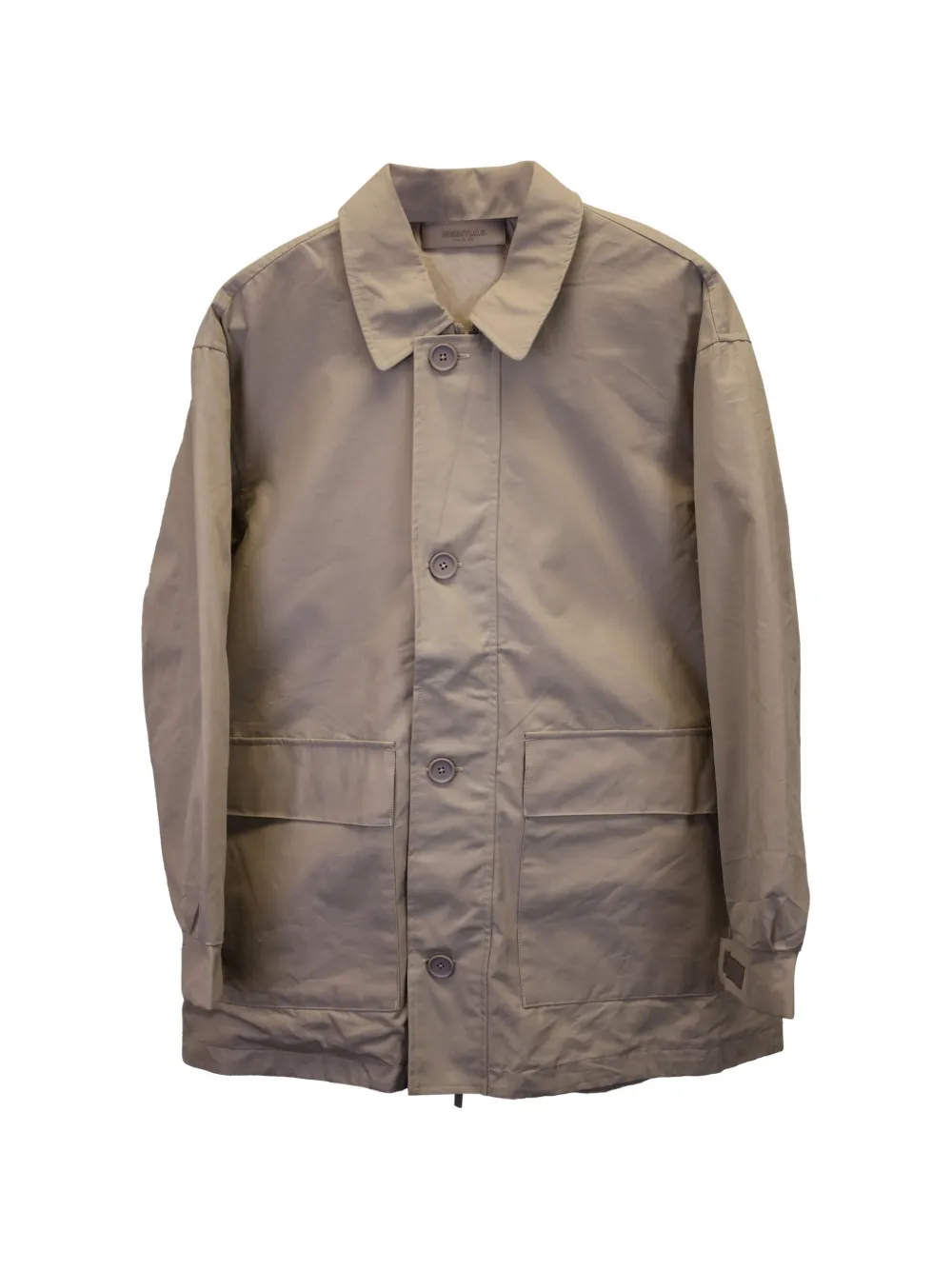 FEAR OF GOD ESSENTIALS flap-pocket jacket - Toni neutri