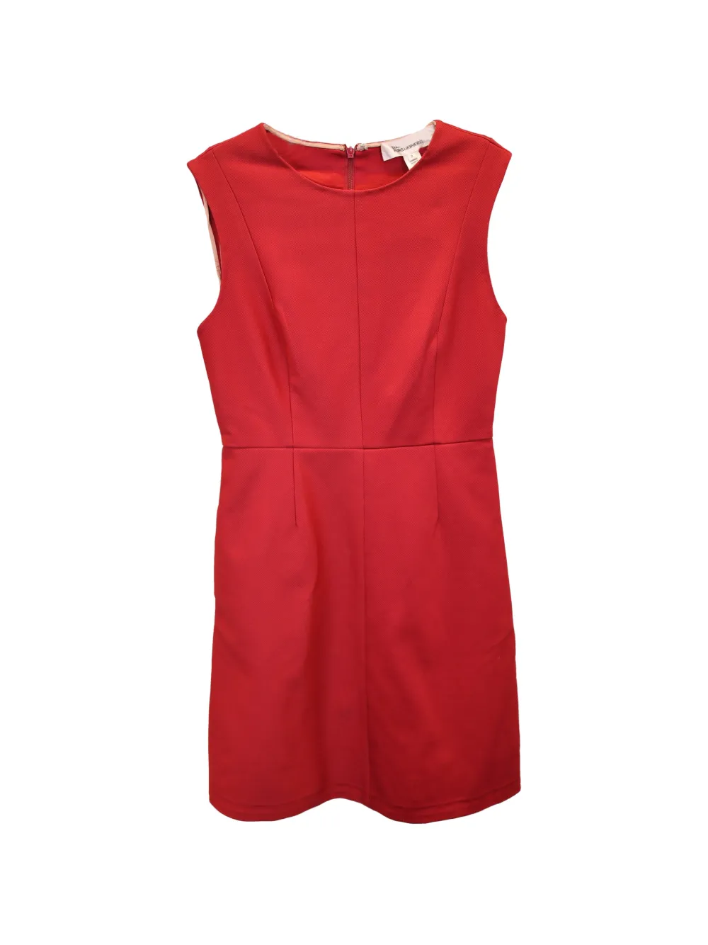 Diane Von Furstenberg Vintage Carpreena zip-fastening mini dress - Rosso