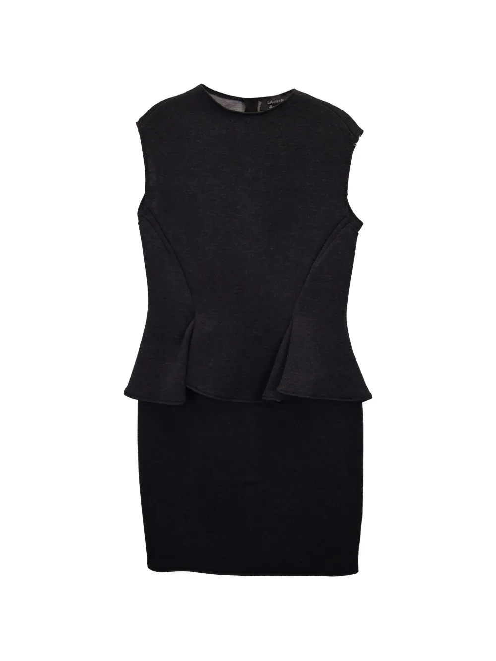 Lanvin Pre-Owned peplum waist dress - Grigio