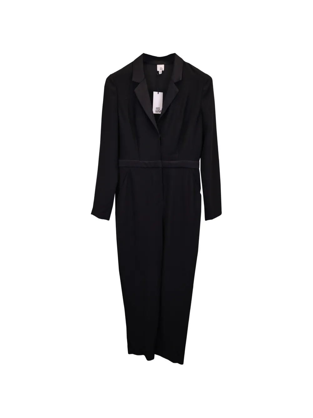 Iris & Ink tuxedo-style jumpsuit - Nero