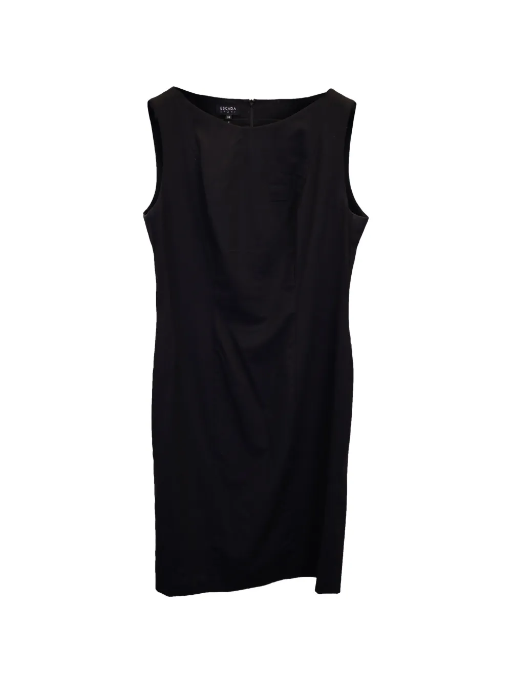 Escada Pre-Owned sheath sleeveless dress - Nero
