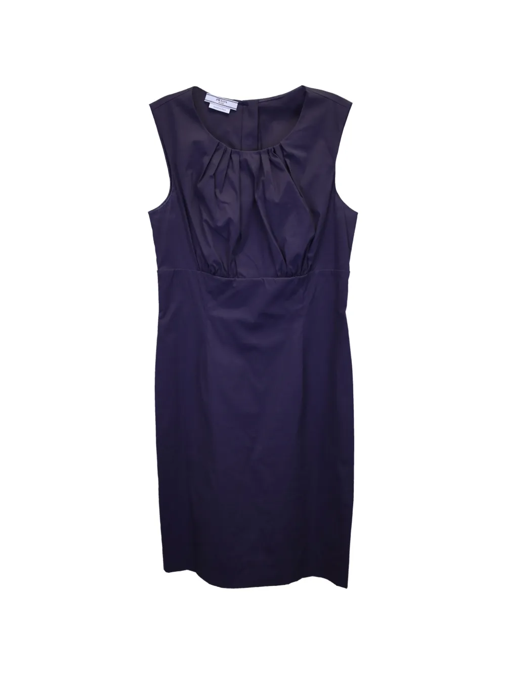 Prada Pre-Owned Sheath sleeveless mini dress - Blu