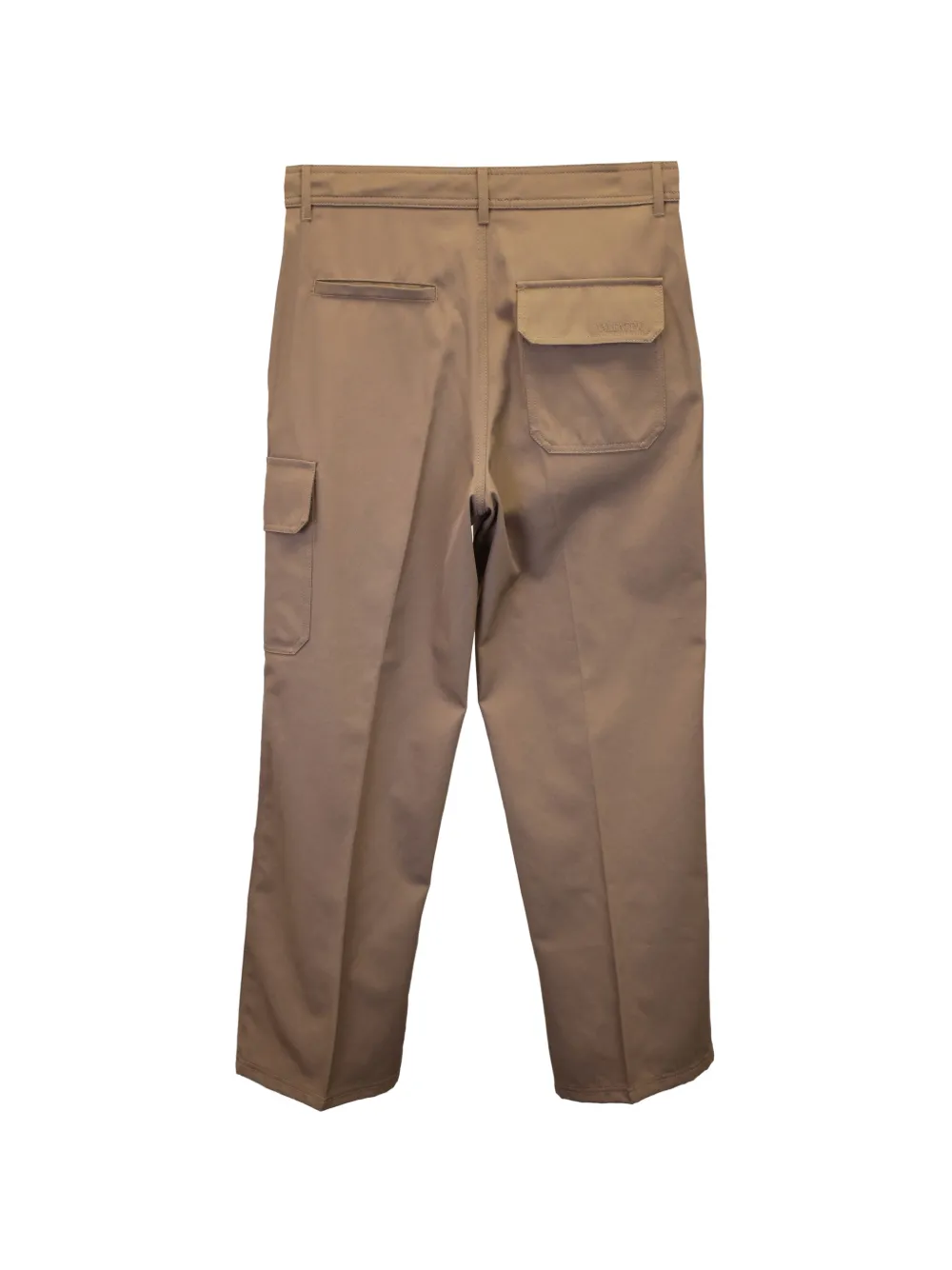 Flap Pocket Wide-Leg Trousers