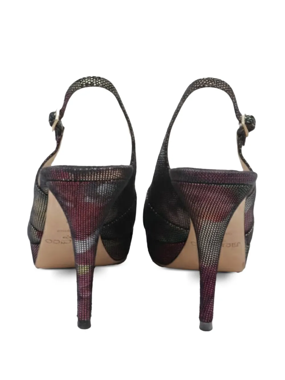 Slingback Peep-Toe Pumps