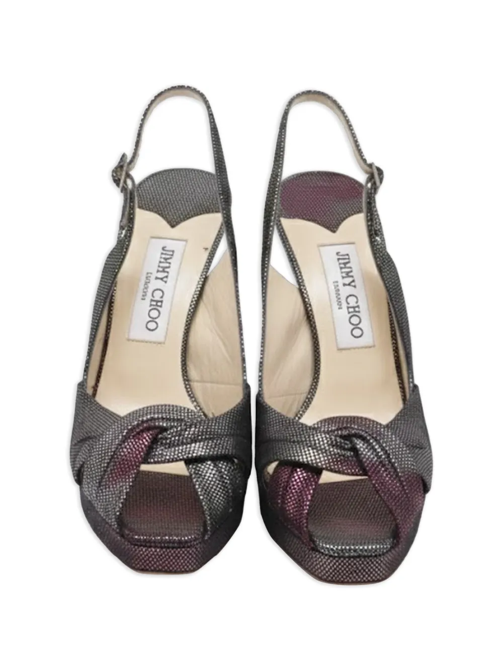 Slingback Peep-Toe Pumps