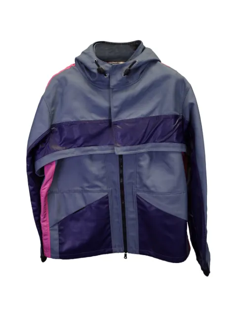 Valentino Garavani Pre-Owned colorblock removable hood jacket