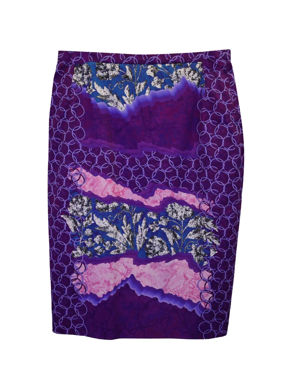 Peter Pilotto printed pencil skirt - Viola