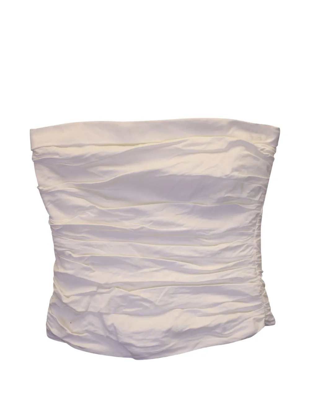 Reformation gathered strapless top - Bianco