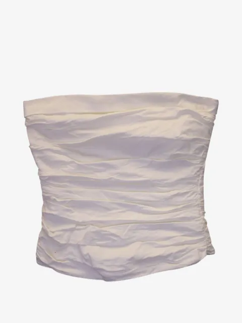 Reformation gathered strapless top