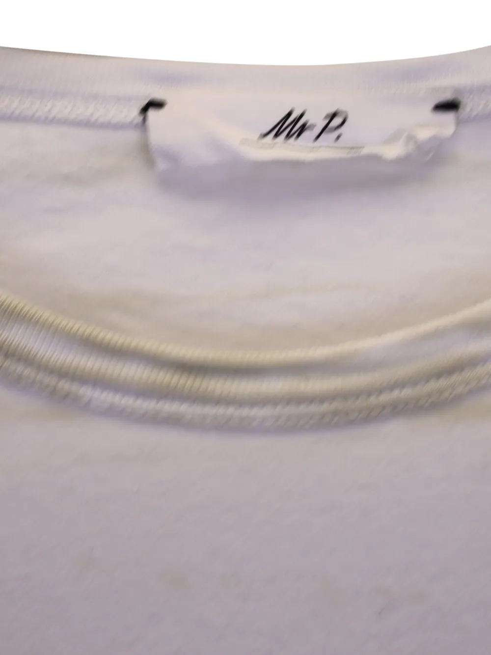  Mr P. Printed Crew-neck T-shirt - White 