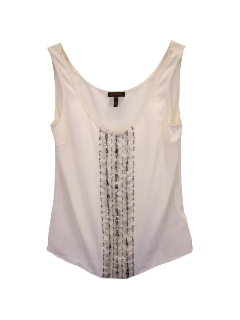 Escada Pre-Owned top con lentejuelas