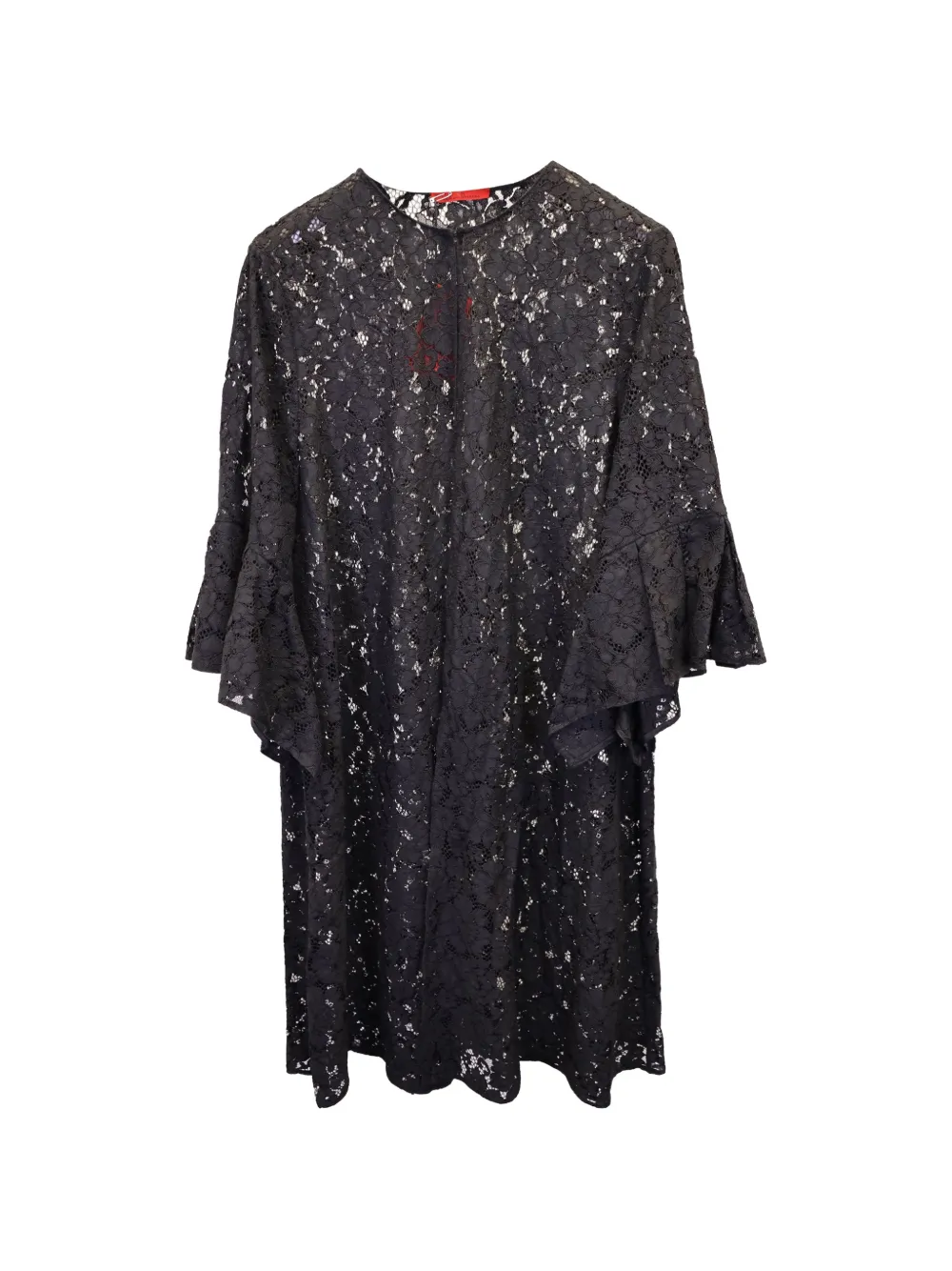 Carolina Herrera Vintage lace mini dress - Nero