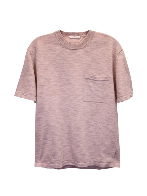 Mr P. Space-Dyed T-shirt med påsyet lomme