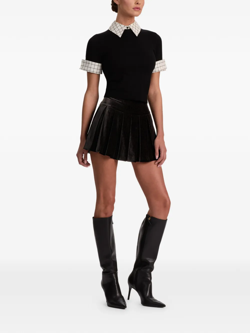  Alice + Olivia Aster Sweater - Black 