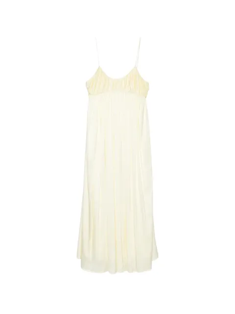 TOVE Katrine geplooide midi-jurk