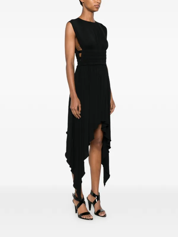 brown draped dress Valina | Ruched Asymmetric Maxi With Drape Crafted in a soft The '13 Going on Color:Plum Snake NewtoSale-23Dec2024