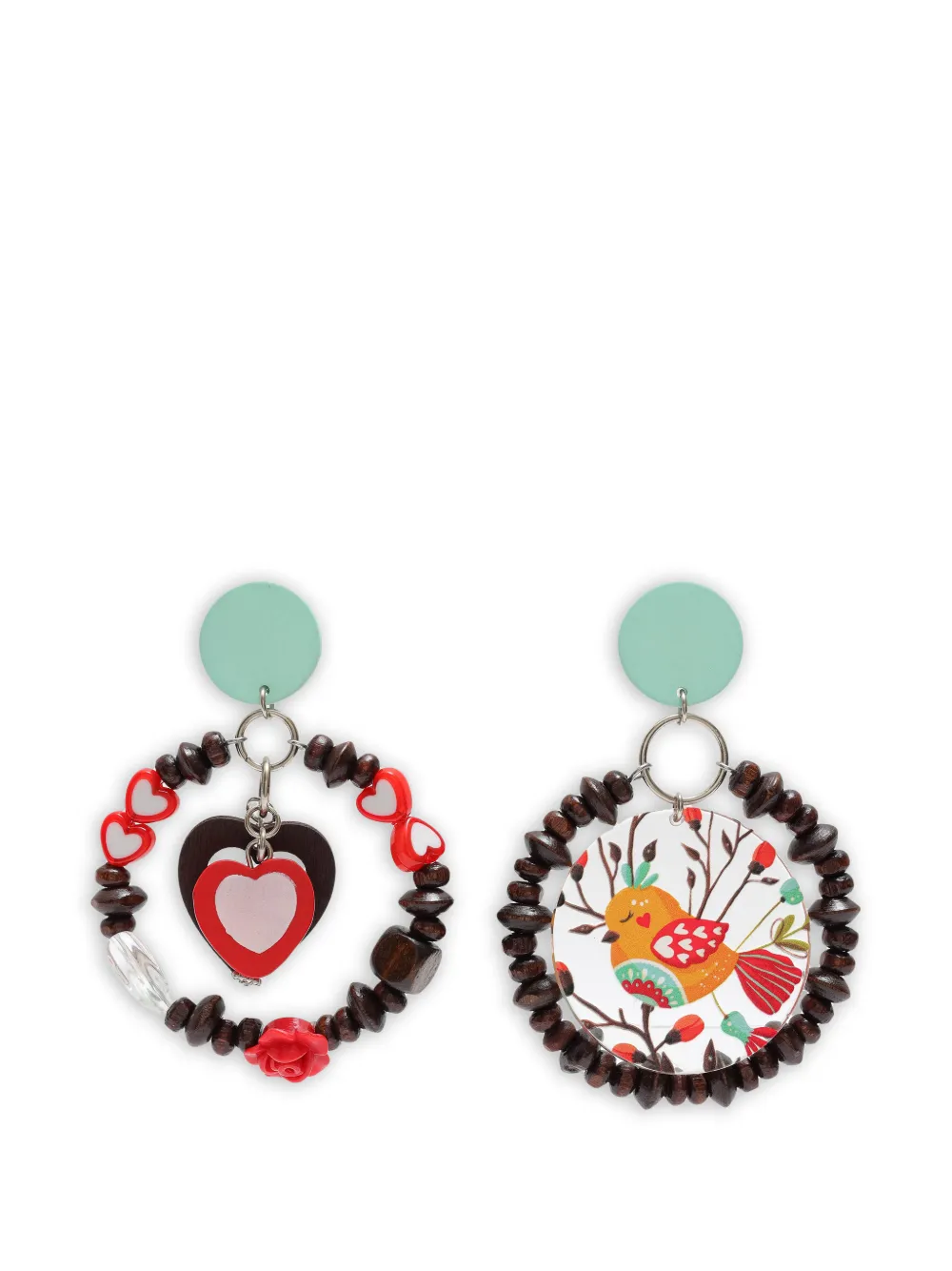 Amir Slama Bijoux round-shape earrings - Brown