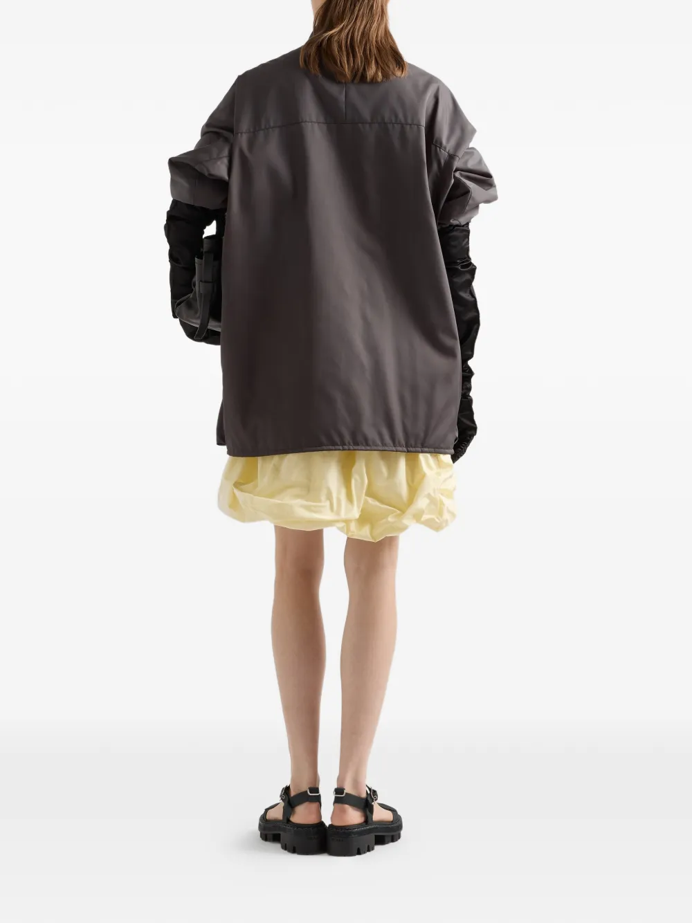  Prada Re-nylon Washed Jacket - Grey 