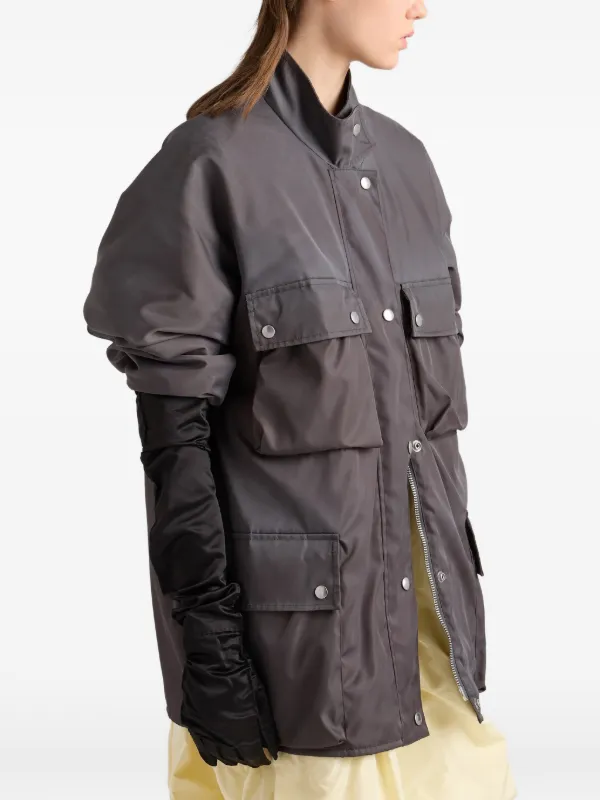 Prada Waterproof Jacket | Grey | FARFETCH