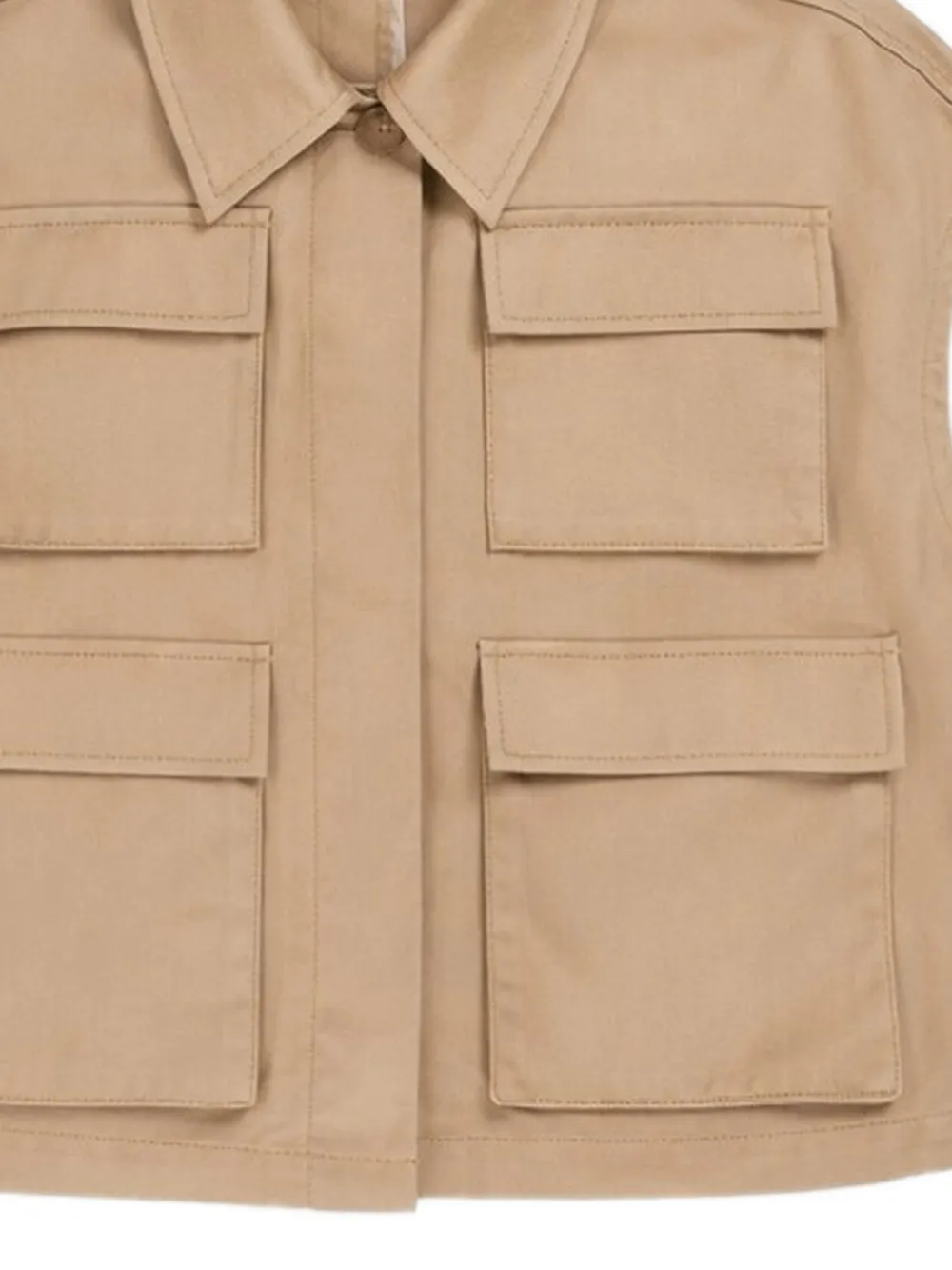  Psophia Front Pockets-detail Gilet - Neutrals 