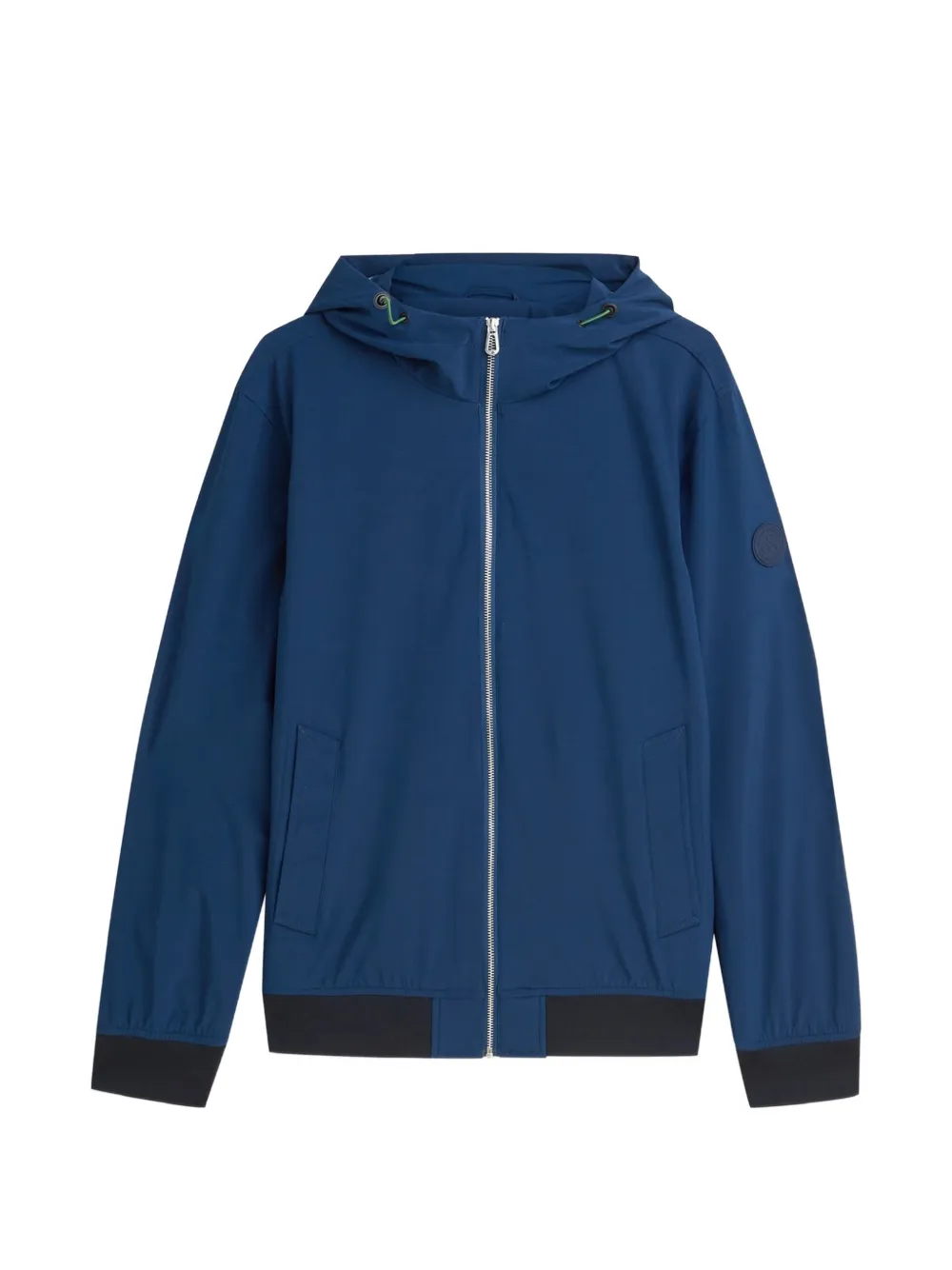 Scotch & Soda softshell zip-up hooded jacket - Blu