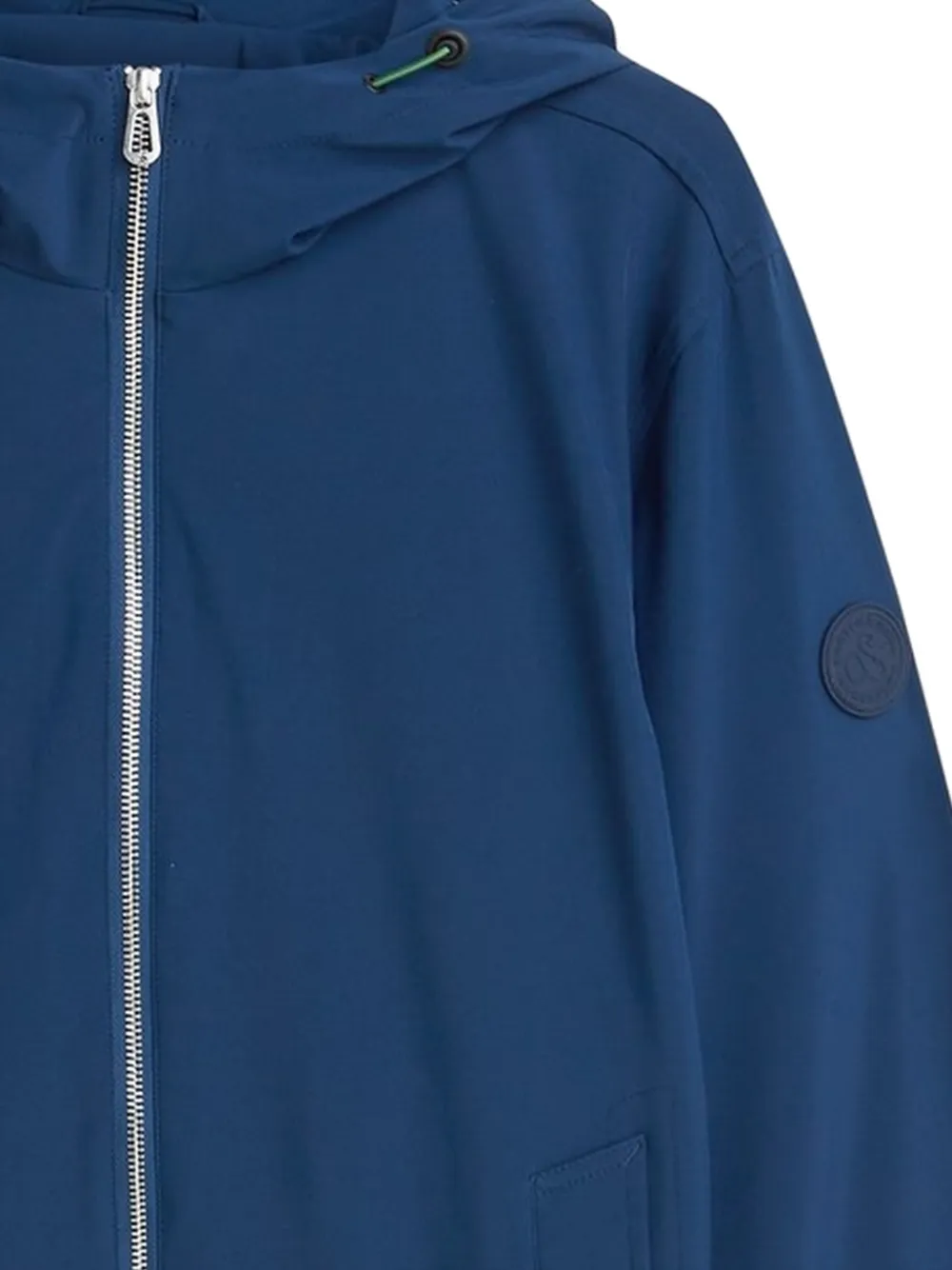  Scotch & Soda Softshell Zip-up Hooded Jacket - Blue 