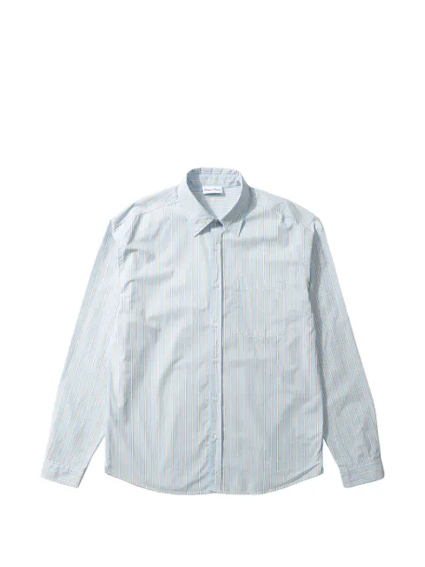 Edmmond Studios striped patch-pocket shirt
