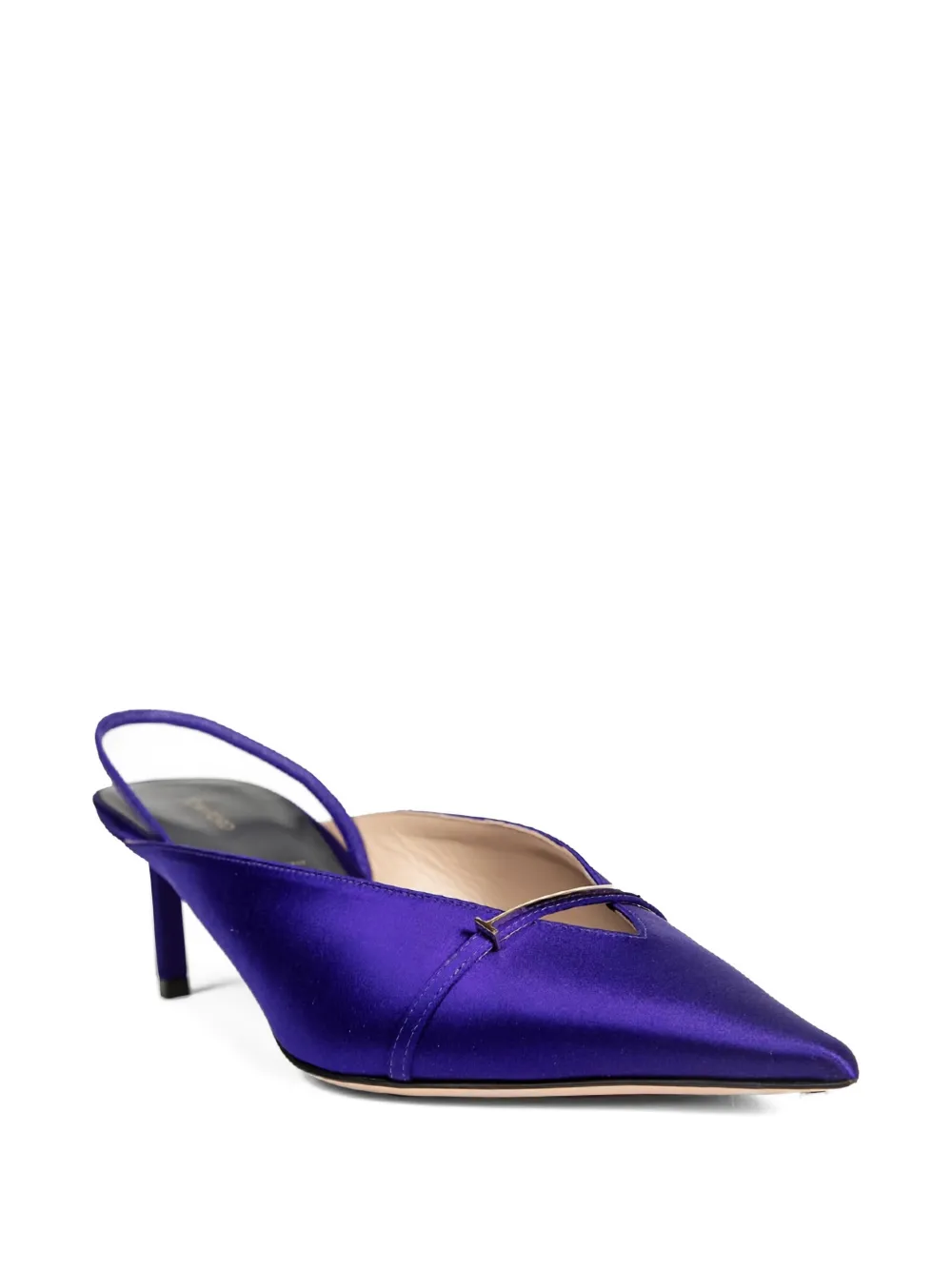 TOM FORD Satijnen slingback pumps Paars