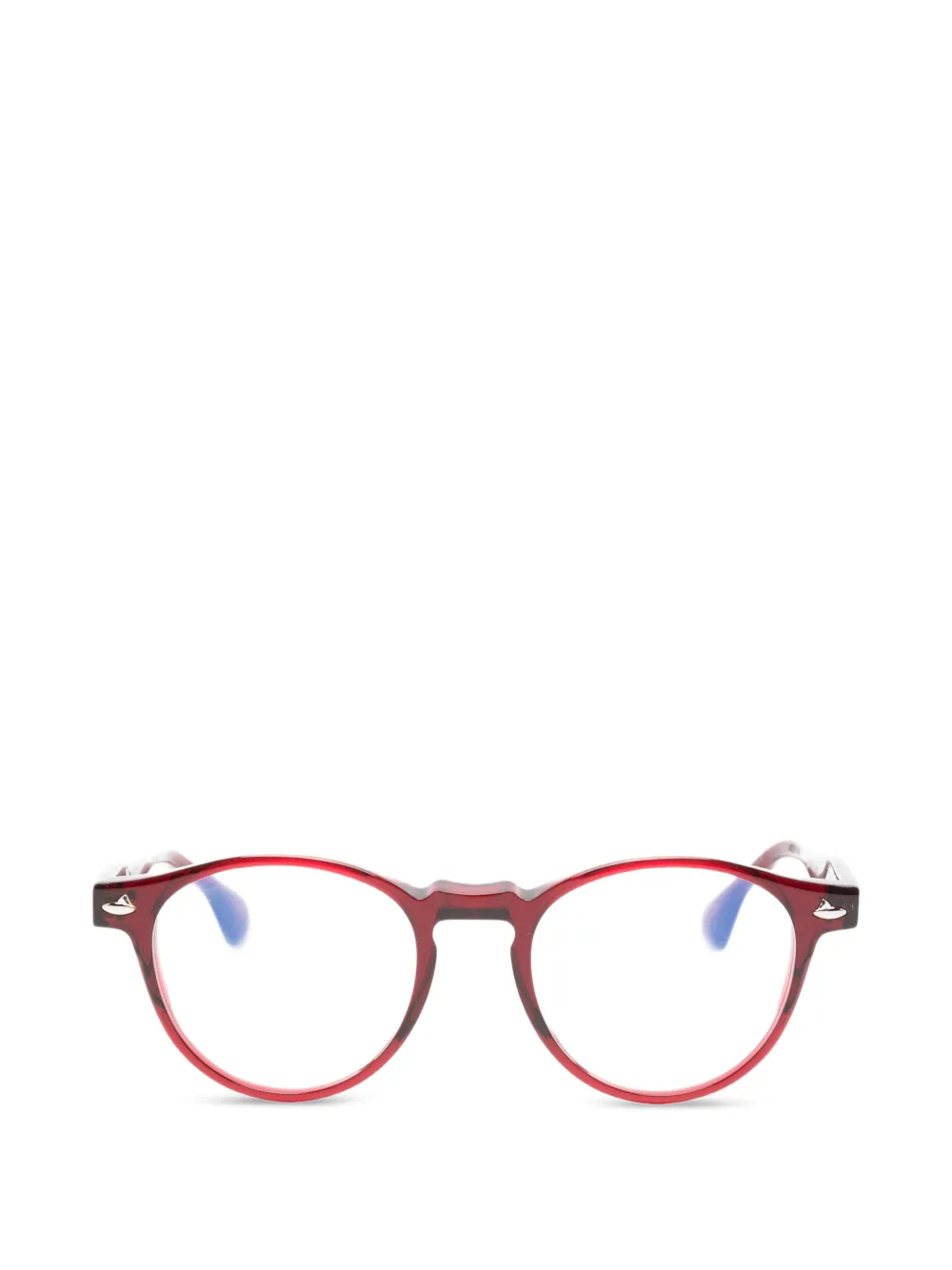 Sestini Eyewear Diciotto round-frame glasses - Rosso