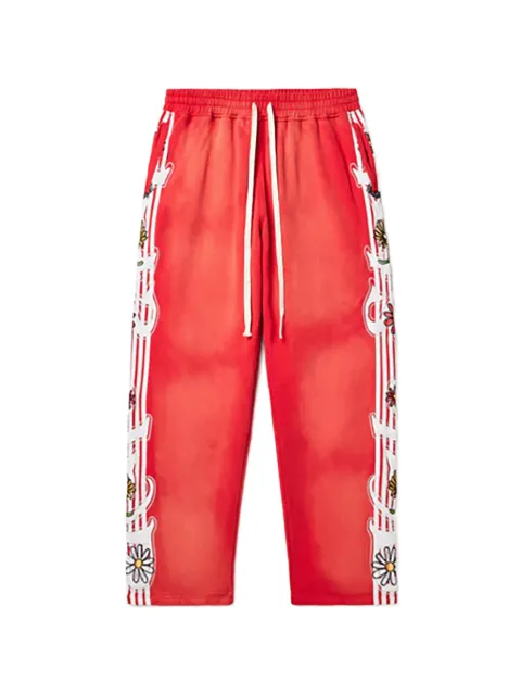 Vale Garden floral striped track pants