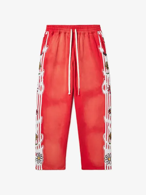 Vale Garden floral striped track pants