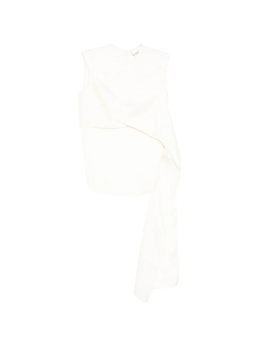 LITKOVSKA asymmetric twist top - Bianco