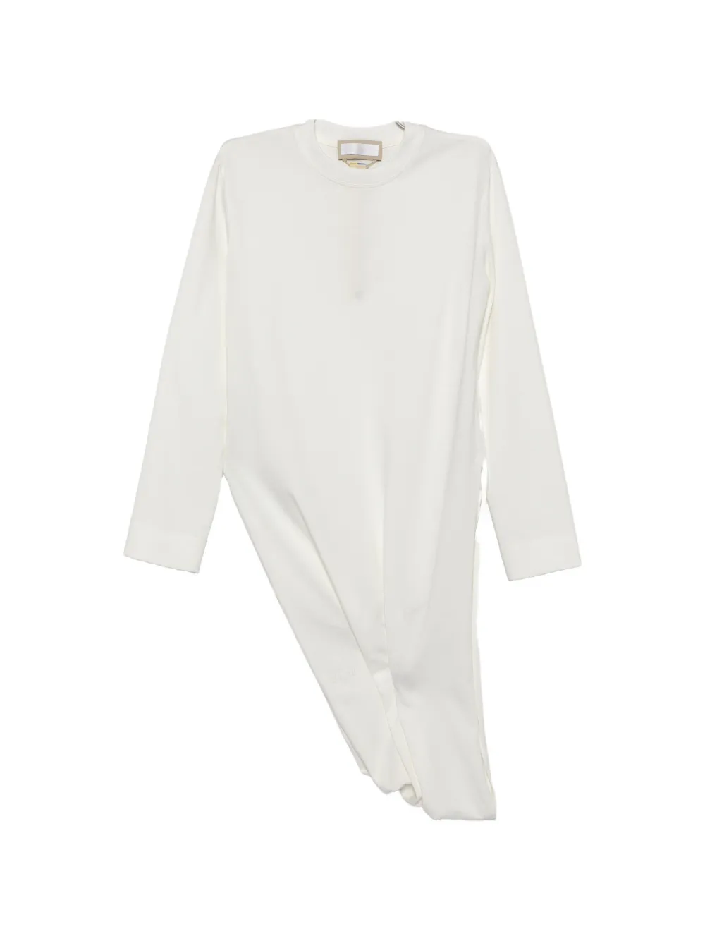 Litkovska Asymmetric-hem T-shirt In Neutral