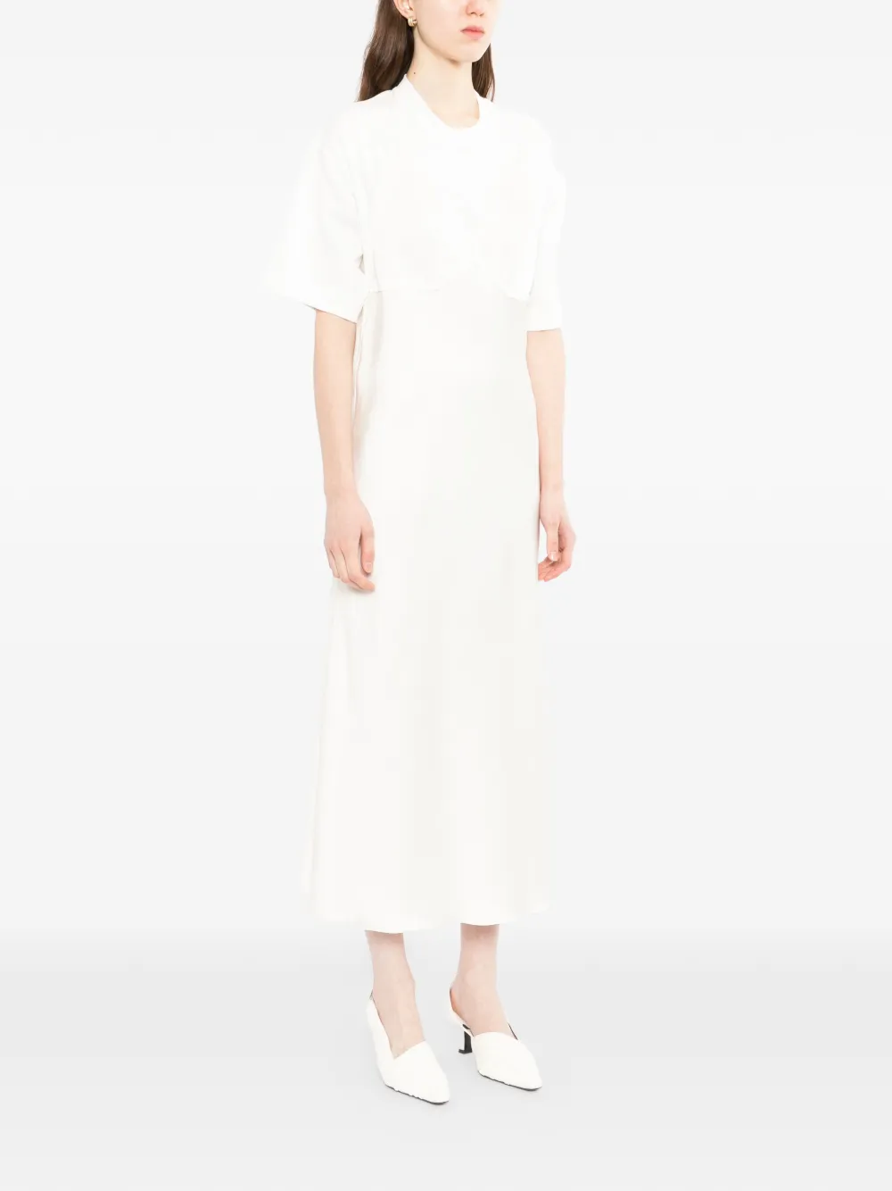 LITKOVSKA Maxi-jurk met structuur Wit