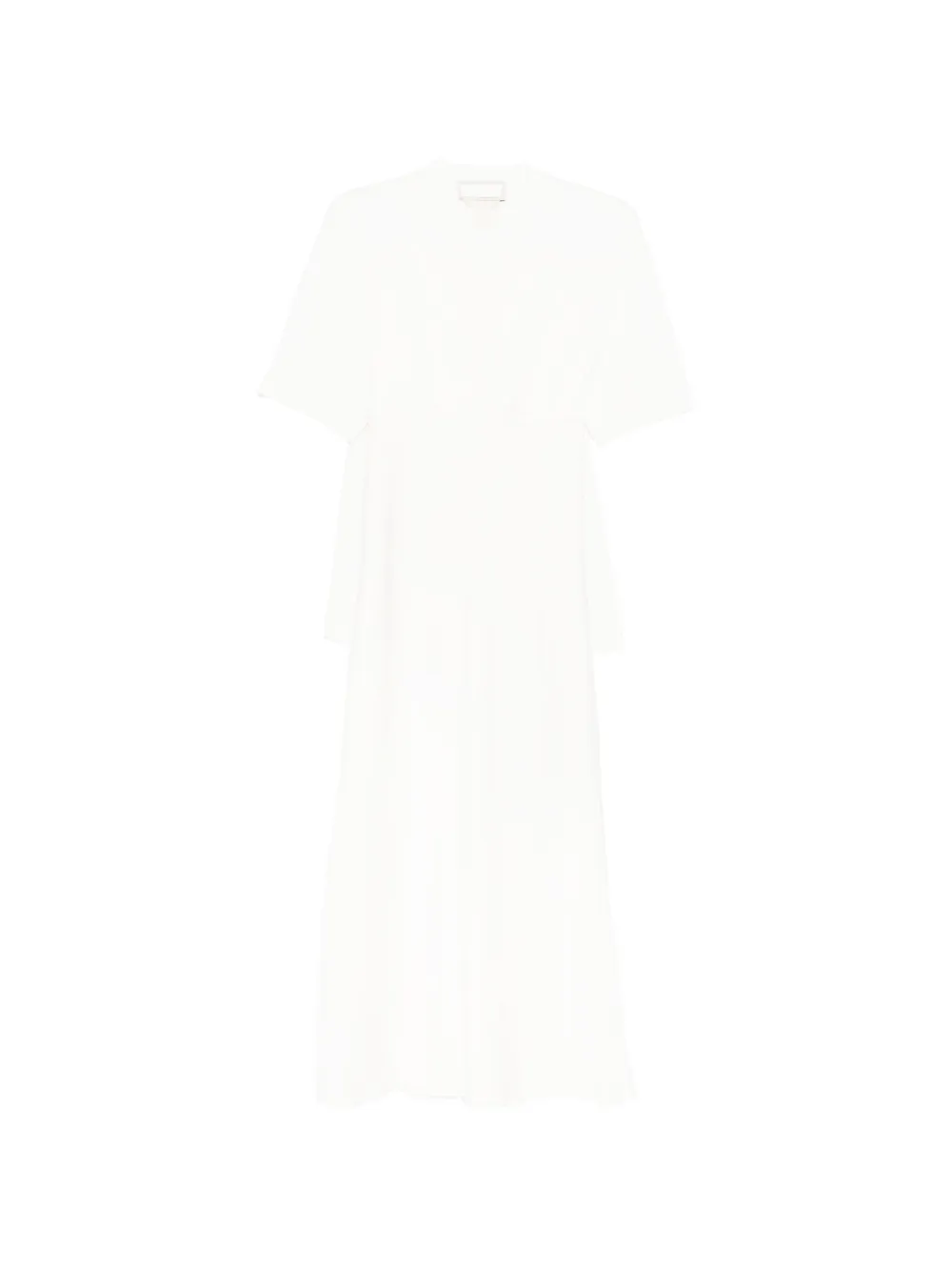LITKOVSKA soft-structured maxi dress - Bianco