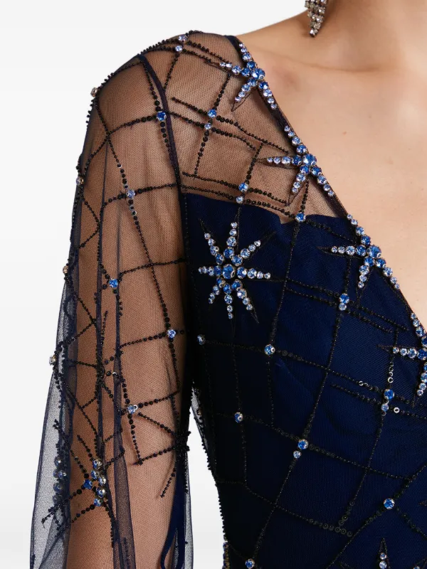 temperley london blue lace dress Cabira Gown - Powder Blue | Dresses & Jumpsuits