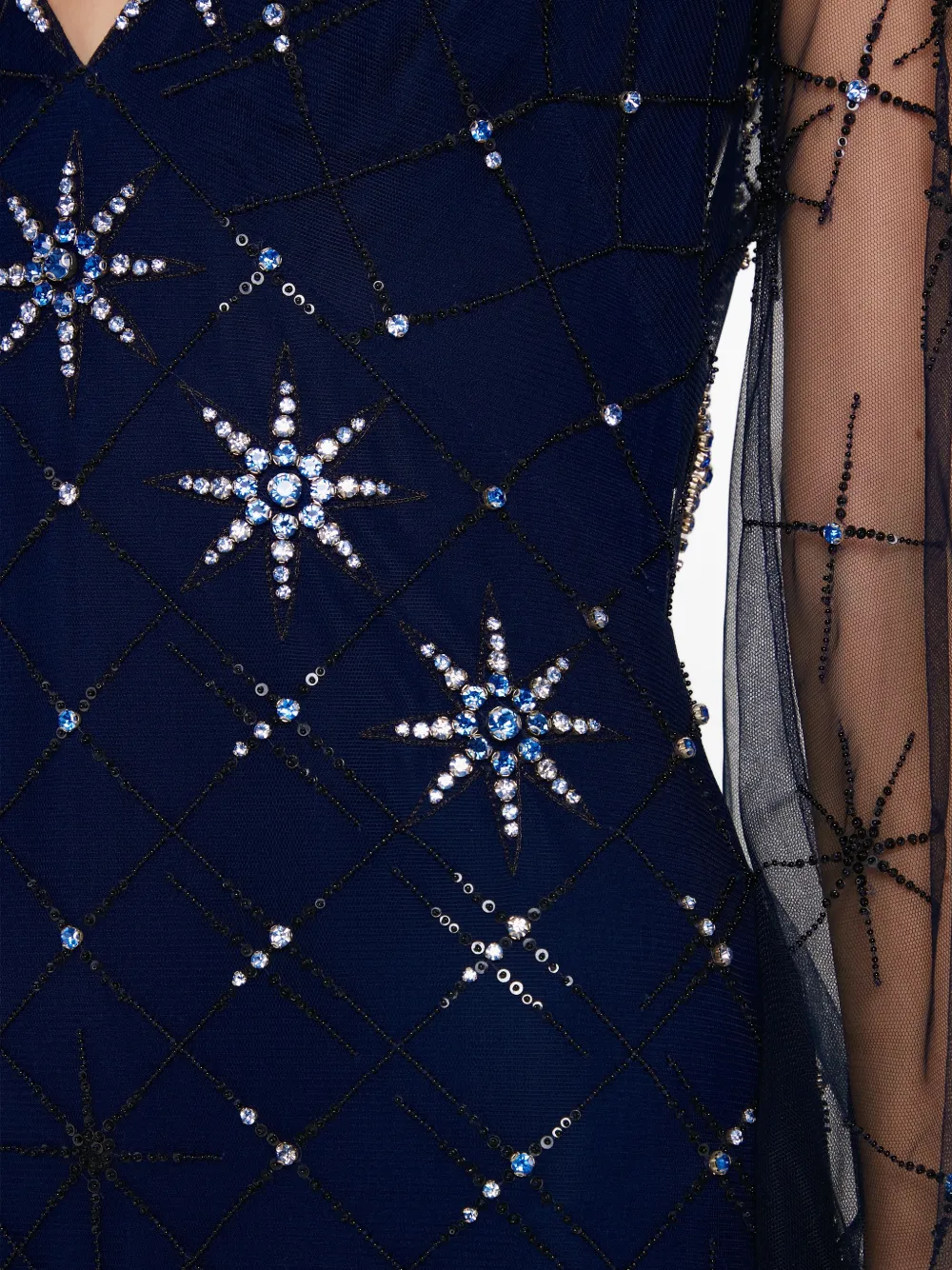 Temperley London Celeste jurk Blauw