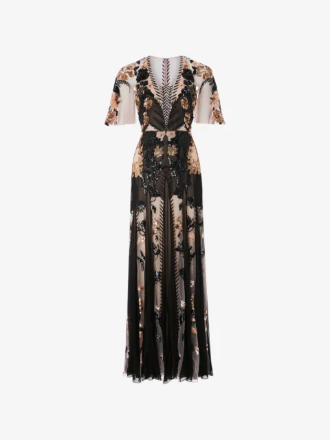 Temperley London vestido de fiesta Gilded