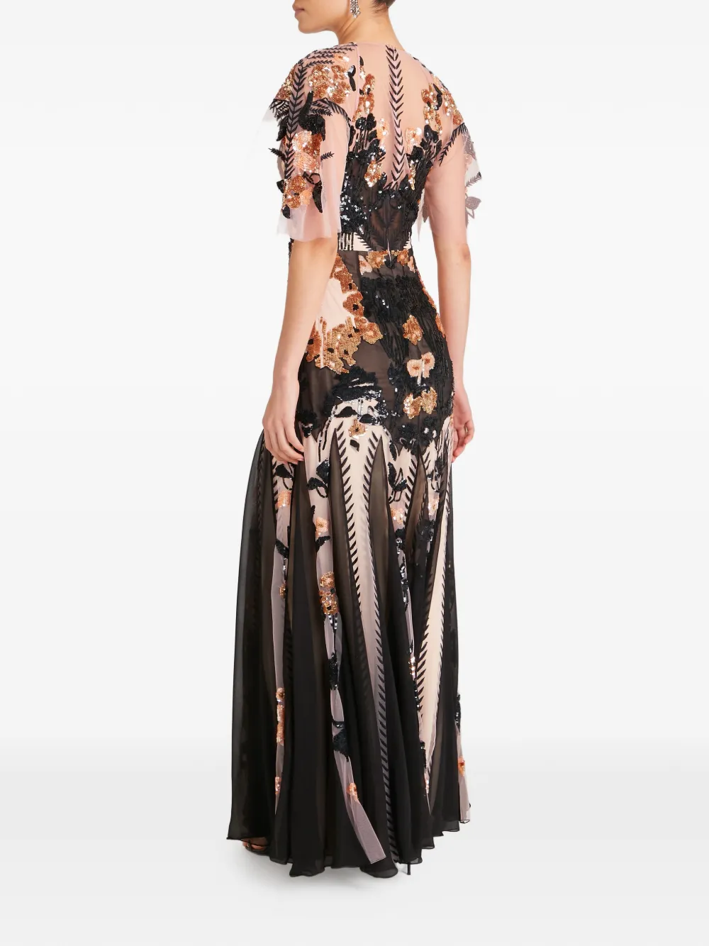 Temperley London Avondjurk Zwart