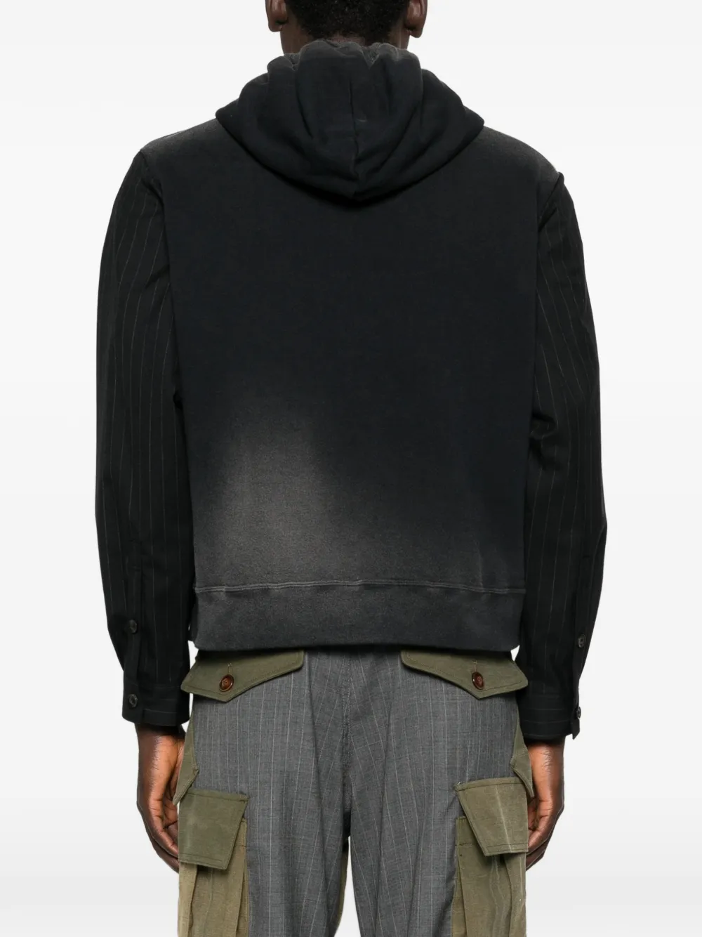 Pinstripe Zip Hoodie