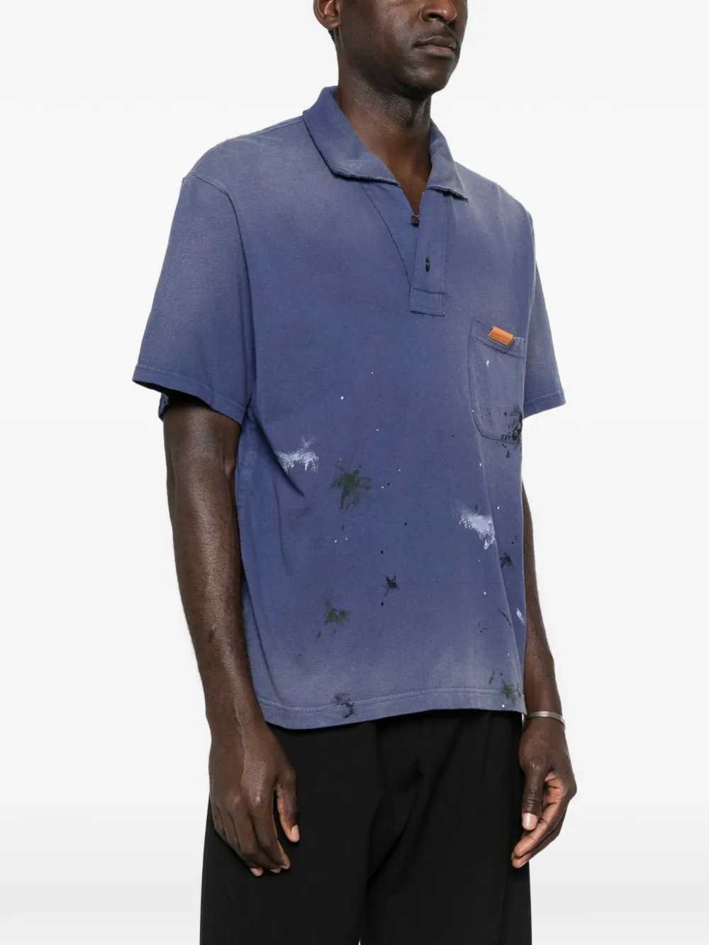 Buttoned Pocket Polo Shirt
