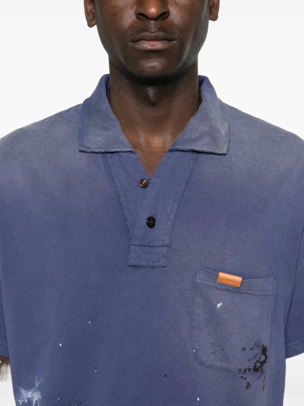 Buttoned Pocket Polo Shirt