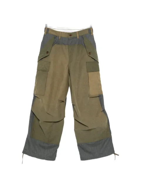 KHOKI pocket striped trousers