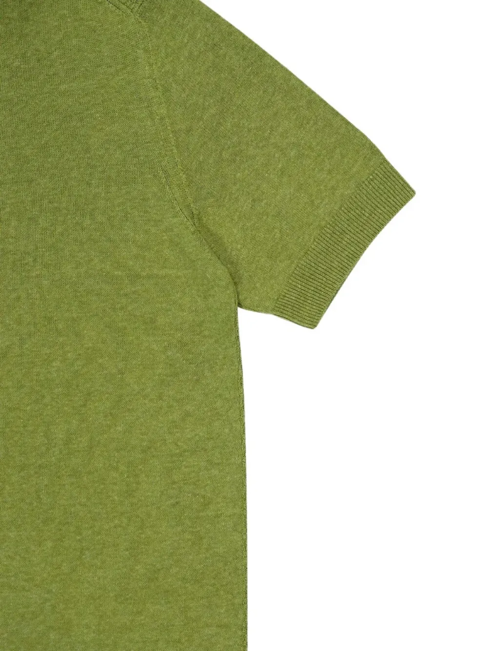 Piacenza Cashmere cable-knit polo shirt - Verde