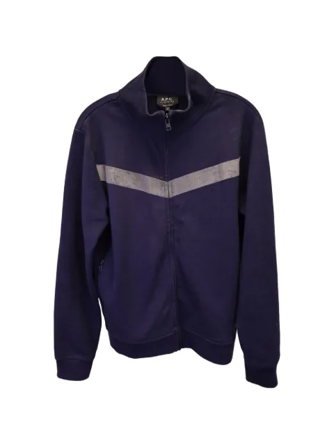 A.P.C. Jessy chevron-print track jacket