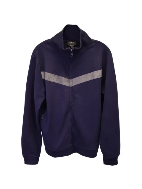 A.P.C. Jessy chevron-print track jacket