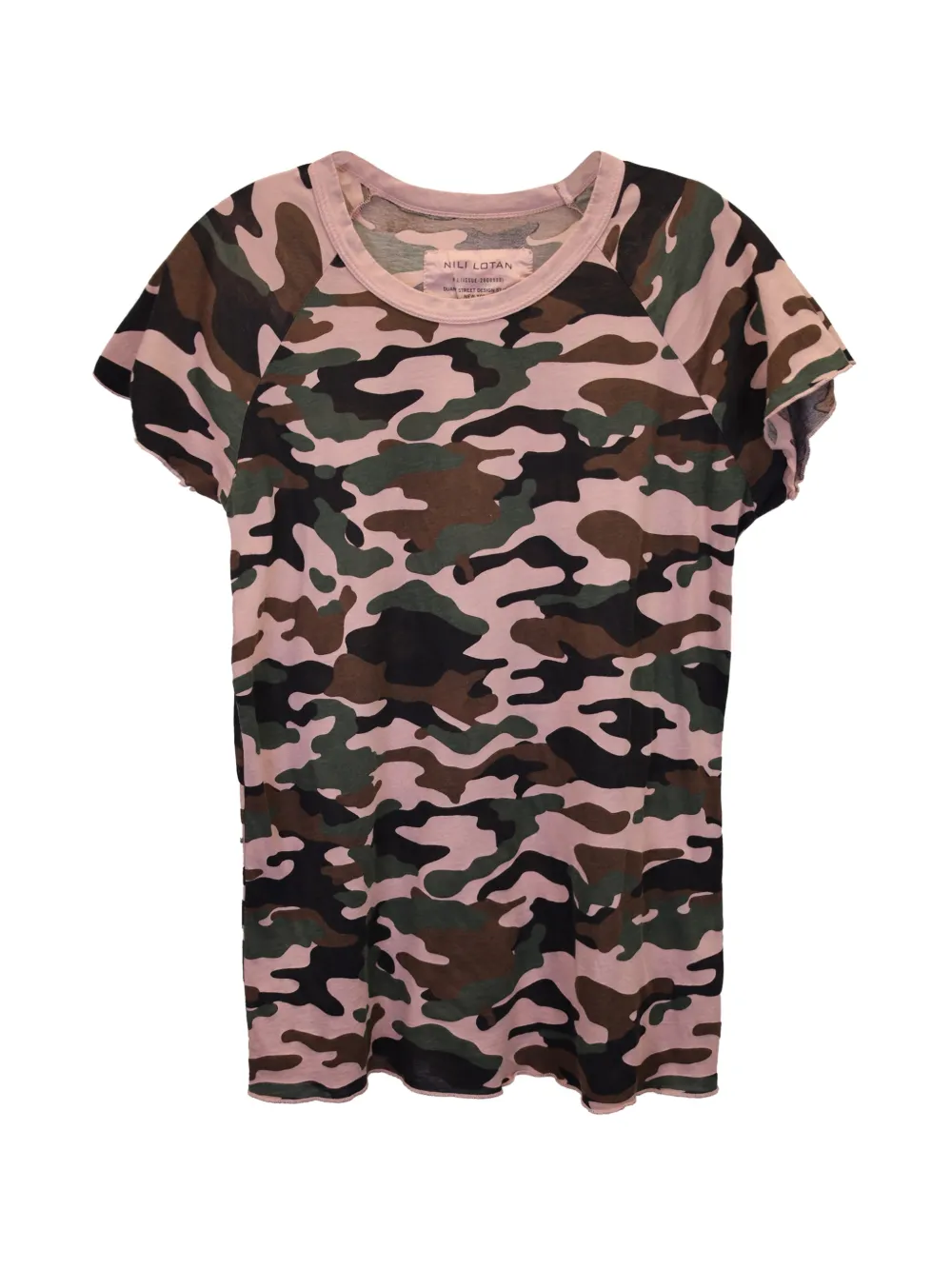 Nili Lotan Camouflage t-shirt - Toni neutri