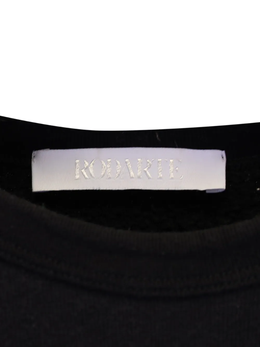  Rodarte Text-print Sweatshirt - Black 